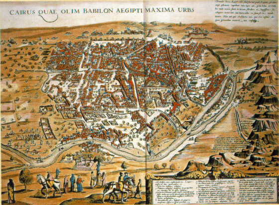 cairo map 16th century